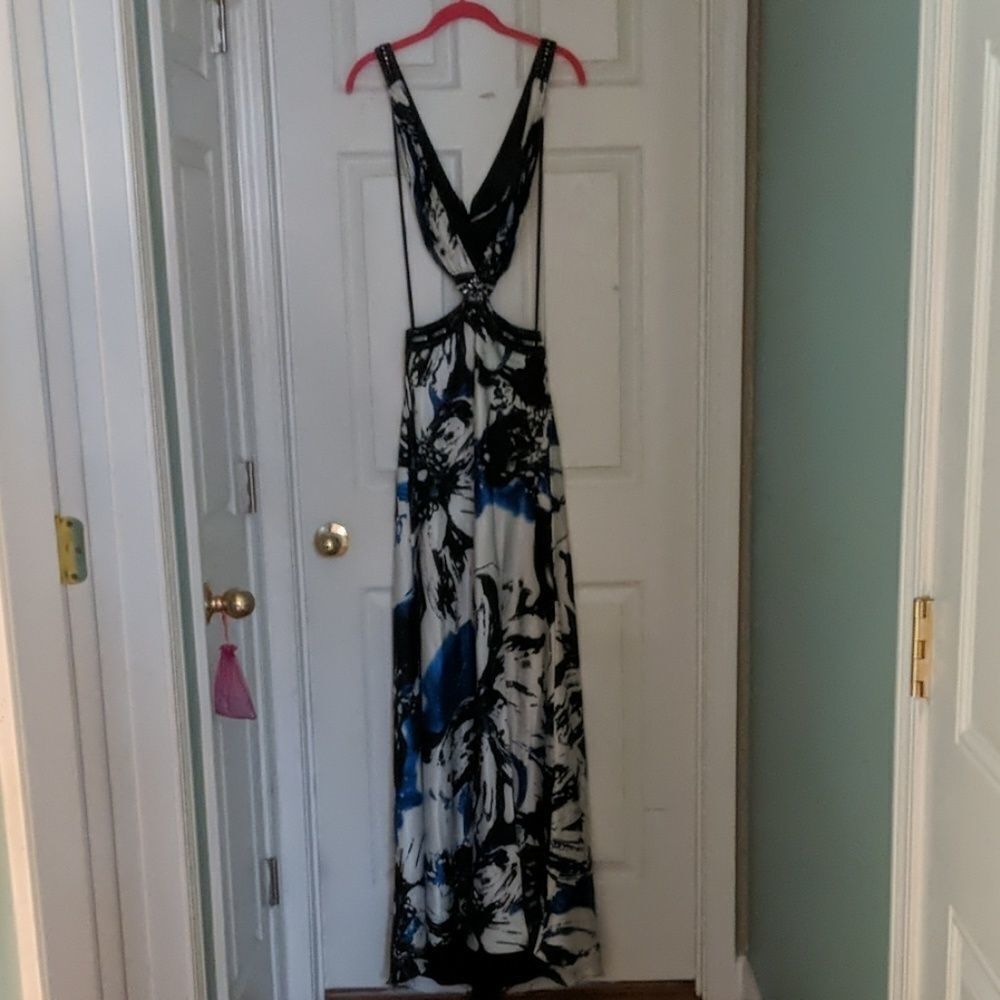 Dave & Johnny floor length dress Sz 1/2